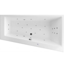 Акриловая ванна Excellent Sfera Slim WAEX.SFP17S.ULTRA R 170x100 см, угловая, с гидромассажем, с каркасом, со сливом-переливом, асимметричная
