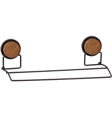 Полотенцедержатель Fixsen Magic Wood FX-46002 двойной, черный