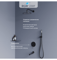 Душевая система скрытого монтажа RGW SP-55B