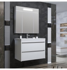 Мебель для ванной комнаты Opadiris Фреш 80 белая