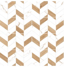Плитка настенная Global Tile Marmaris GT128VG матовая 50x25 белая, геометрия