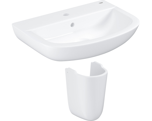 Раковина Grohe Bau Ceramic 39440000 с полупьедесталом