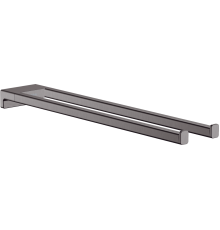 Полотенцедержатель Hansgrohe AddStoris 41770340 шлифованный черный хром