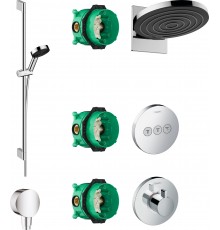 Душевой комплект Hansgrohe Pulsify Pulsify 24150000 + 24170000 + 26453000 + 15741000 + 15745000