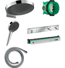 Душевой комплект Hansgrohe Rainfinity 360 (3 jet) 26234000 + 26864000 + 28272000 + 15357000 + 15312180