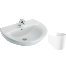 Раковина Jacob Delafon Patio E4159NG 60 см, с полупьедесталом