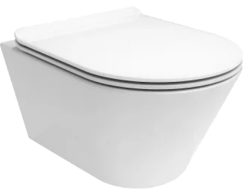 Унитаз подвесной Kerama Marazzi Plaza Modern PLMR.wc.02 безободковый, с микролифтом