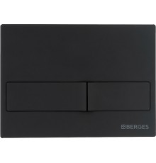 Кнопка смыва Berges Novum L5 чёрный, матовый