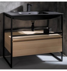 Тумба с раковиной Armadi Art Loft 100 light wood, напольная