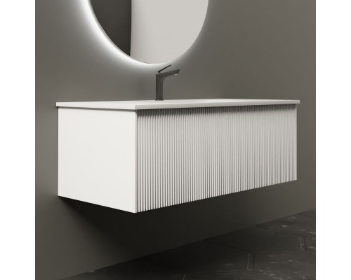 Тумба с раковиной La Fenice Terra 100 белая