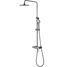 Душевая стойка Lemark Bronx LM3760GM графит