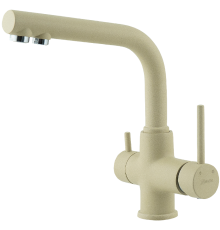 Смеситель для кухни Lemark Comfort LM3061PBG бежевый