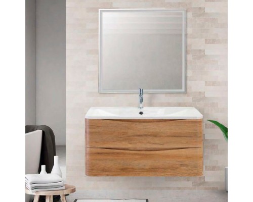 Мебель для ванной комнаты BelBagno Acqua 90 подвесная, rovere rustico