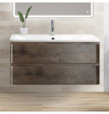 Тумба с раковиной BelBagno Albano 90 подвесная, robere nature grigio