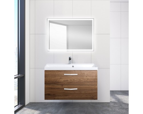 Мебель для ванной комнаты BelBagno Aurora 90 rovere tabacco