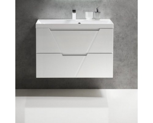 Тумба с раковиной BelBagno Vittoria 90 bianco lucido