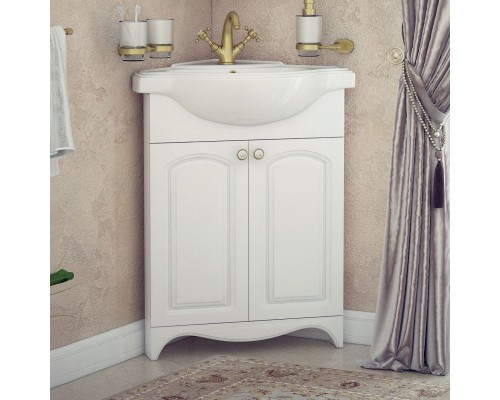 Тумба с раковиной Corozo Классика 65 угловая