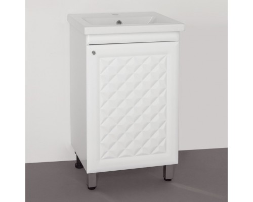 Тумба с раковиной Style Line Канна 50 Люкс, белая