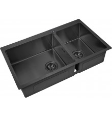 Мойка кухонная Zorg Inox PVD 78-2-51 L grafit