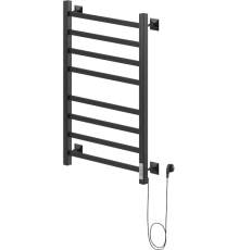 Полотенцесушитель электрический Ника Step-1 80/40 черный матовый, R