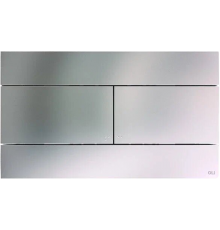 Кнопка смыва OLI Slim 057141 inox хром матовый