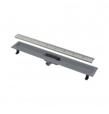 Водоотводящий желоб AlcaPlast с порогами для перфорированной решетки APZ10 650 мм (APZ10-650M)