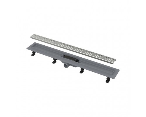 Водоотводящий желоб AlcaPlast с порогами для перфорированной решетки APZ10 850 мм (APZ10-850M)