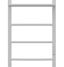 Полотенцесушитель электрический Point Афина PN04846PW 40х60, белый, с полкой