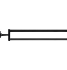 Полотенцедержатель Duravit Starck T 0099414600 черный, двойной