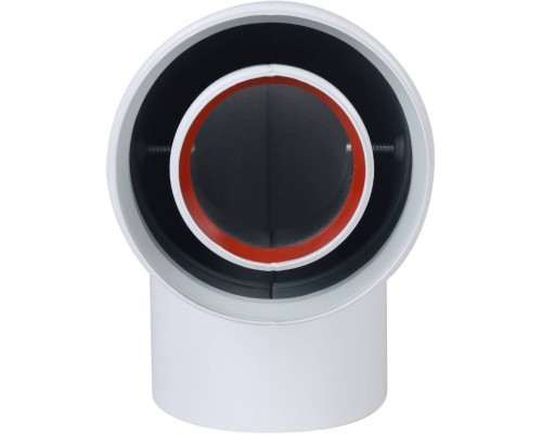 Отвод Baxi KHG (New) DN 60/100 коаксиальный 90 (трубопровод), без муфты KHG71410151- (KHG71410151-)