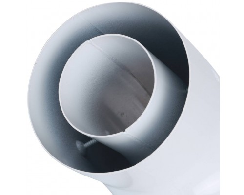Отвод Baxi KHG (New) DN 60/100 коаксиальный 90 (трубопровод), без муфты KHG71410151- (KHG71410151-)