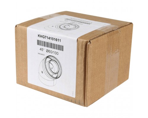 Коаксиальный отвод Baxi KHG (New) 45 (Luna/Eco/Nuvola) KHG71410161- (KHG71410161-)