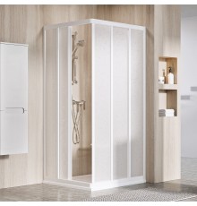 Душевой уголок Ravak Supernova ASRV3-75 Pearl, профиль белый