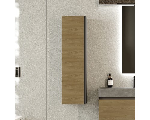 Шкаф-пенал Raval Forest 33, антрацит, дуб орлеан