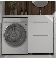 Тумба с раковиной Raval Forte 120 R, под стиральную машину, с кронштейном