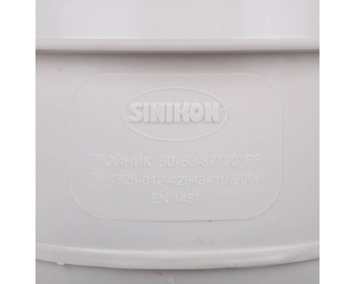 Тройник Sinikon КОМФОРТ ПЛЮС D 050x050x87 508017.k (508017.k)