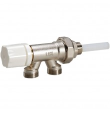 4х-ходовой термостатический клапан LUXOR MT 2582 1/2 для однотрубных систем M24x19, с маховичком ручного управления VT 2600 (68010121)