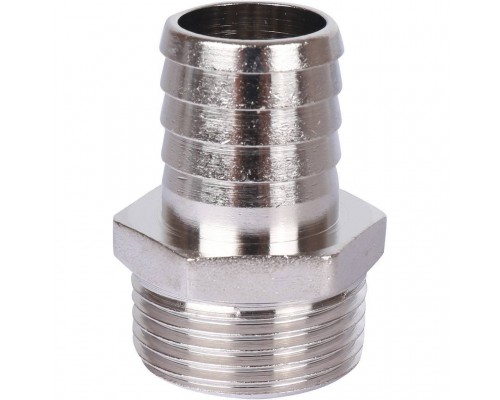 Штуцер STOUT НР никелированный 1 x25 (SFT-0067-000125) Штуцер STOUT НР никелированный 1 x25 (SFT-0067-000125)