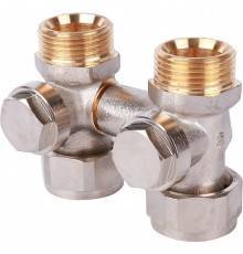 ZB-запорно-присоединительный узел OVENTROP Multiflex V 3/4 НГ x 3/4 НР, из латуни (1016241)