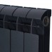 Радиатор биметаллический Global STYLE PLUS 500 6 секции боковое подключение (цвет cod.07 grigio scuro opaco mettalizzato 2748 (черный)) 155262 (155262)