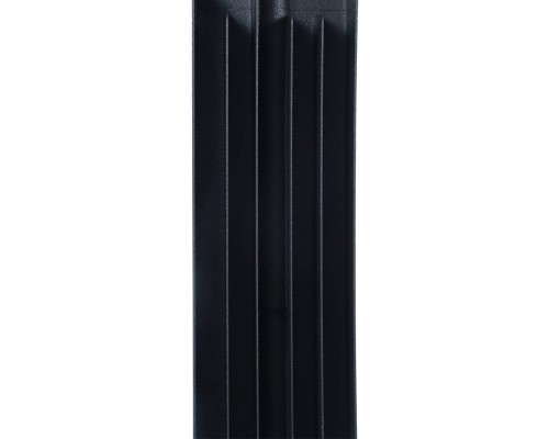 Радиатор биметаллический Global STYLE PLUS 500 12 секции боковое подключение (цвет cod.07 grigio scuro opaco mettalizzato 2748 (черный)) 155266 (155266)