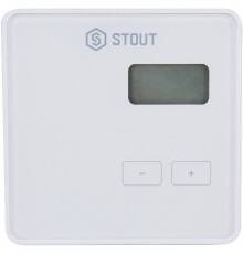 Проводной комнатный регулятор STOUT R-9b, белый STE-0101-009001 (STE-0101-009001)