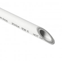 Труба армированная фольгой в центре Pro Aqua DUO SDR 6 Белая 4м PA39020 d= 75 PP-R (PA39020)