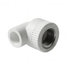 Угольник комбинированный Pro Aqua d=32-1 PP-R ВР Белый (PA26018P)