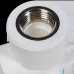 Угольник Pro Aqua d=20-1/2 PP-R с креплением комбинированный ВР Белый (PA28008P)