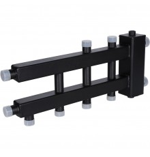 ROMMER RDG-0060-024024 ROMMER Коллектор (дублер компакт) с гидроразделителем на 2+1+1 контура  до 60 кВт (RDG-0060-024024)