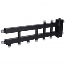 ROMMER RDG-0060-024035 ROMMER Коллектор (дублер компакт) с гидроразделителем на 3+1+1 контура  до 60 кВт (RDG-0060-024035)