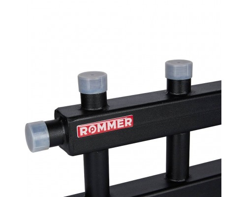 ROMMER RDG-0060-024037 ROMMER Коллектор (дублер компакт) с гидроразделителем на 3+3+1 контура  до 60 кВт (RDG-0060-024037)