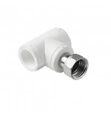 Тройник Pro Aqua d=20-1/2 PP-R с накидной гайкой Серый (PA29108G)