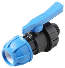 Pro Aqua 9930000000M063 Pro Aqua ПНД UNIO D 63x2 Кран муфта шаровой-нр (9930000000M063)